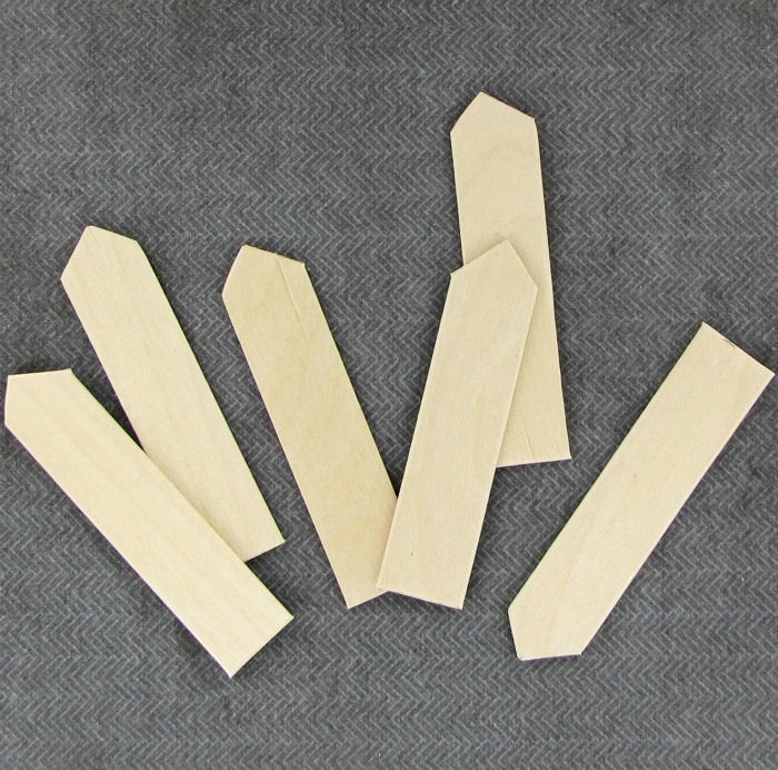 Making pickets from craft sticks Making pickets
