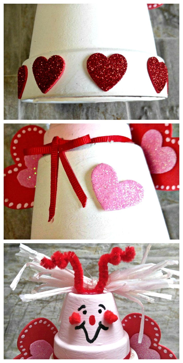 Finishing the clay pot love bug Finishing the clay pot love bug