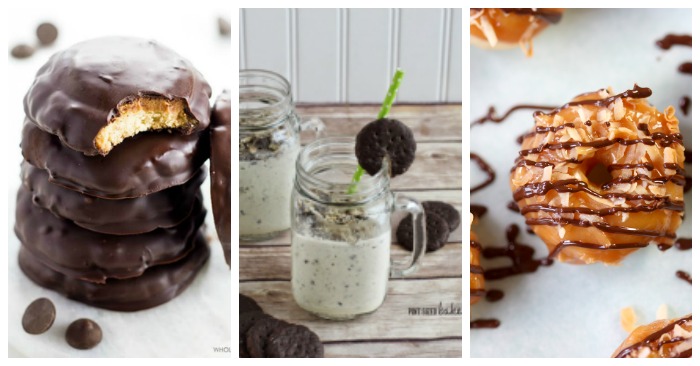 These copycat Girl Scout Recipes give you the flavors of your Favorite Girl Scout Cookie in a home made version.