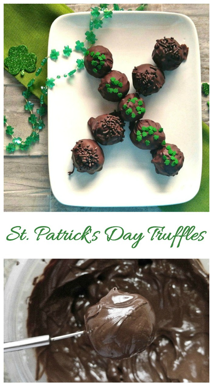 These St. Patrick's Day truffles are easy to make and super tasty.