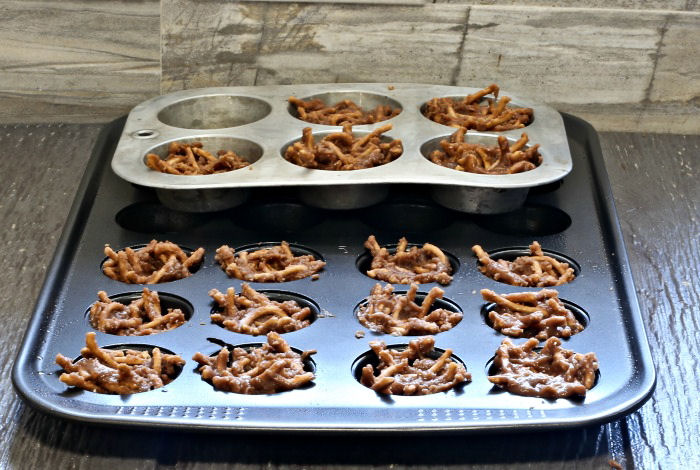 bird's nests in muffin tins Bird's nests in muffin tins