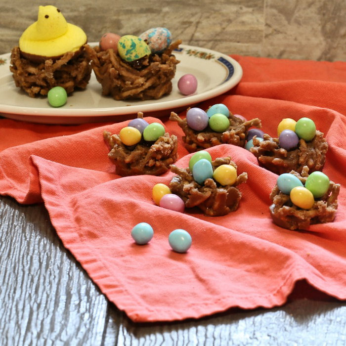 Yummy Easter nest cookies