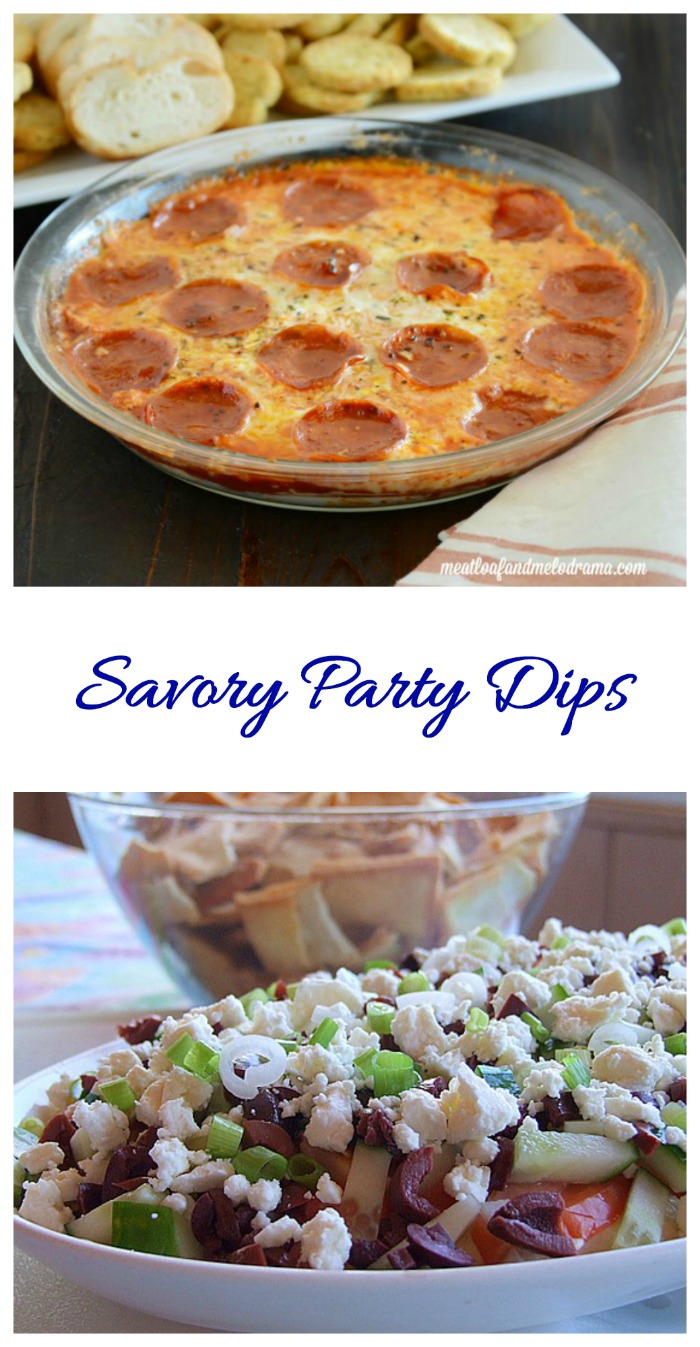 pepperoni and Greek layered dip Savory party dips