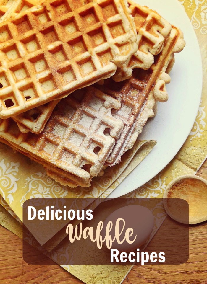 waffles with overlay Delicious waffle recipes