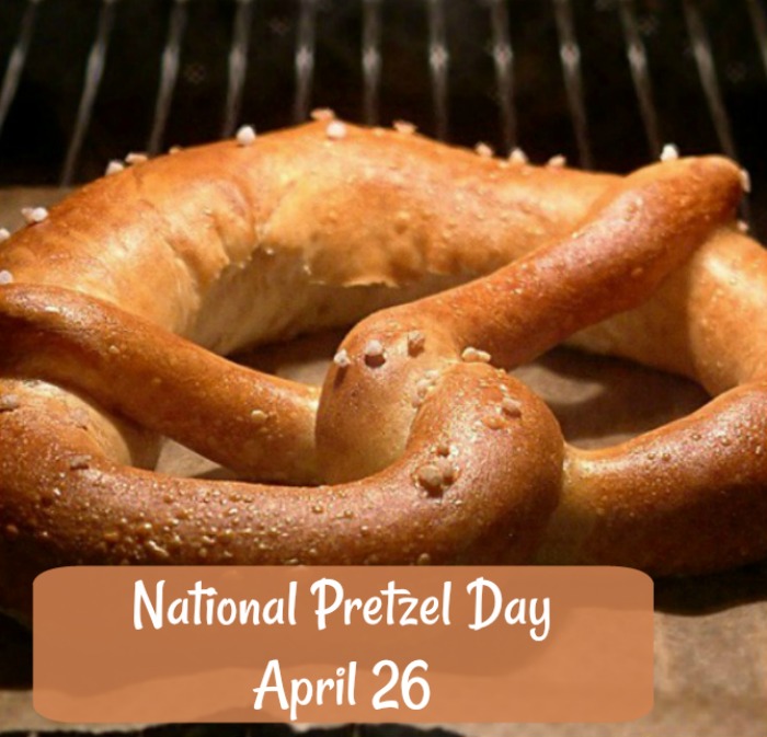 April 26 is National Pretzel Day. click through to get some fun facts and pretzel recipes.