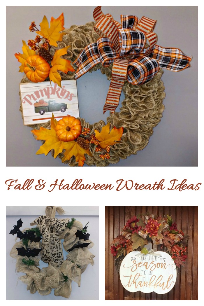 Fall and Halloween wreaths These fall and Halloween wreath ideas will give you lots of inspiration for your fall decorating projects