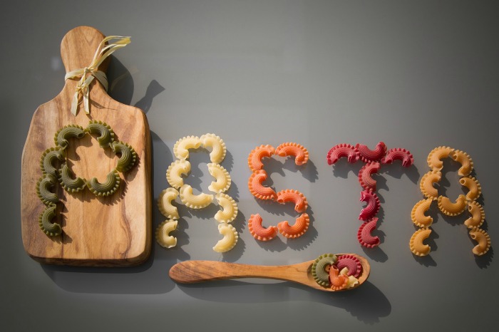 colorful pasta Colorful pasta