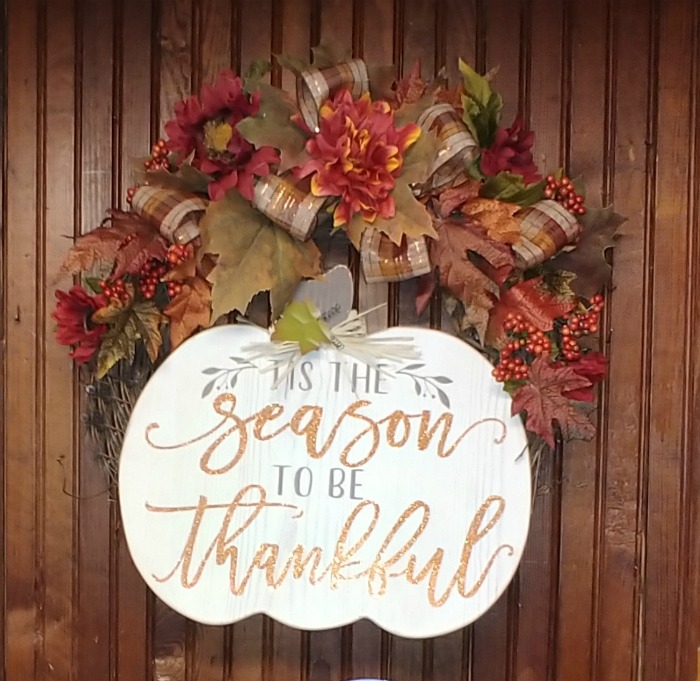 Thankful Thanksgiving Wreath Thankful Thanksgiving Wreath