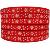 Christmas Pattern Printed Grosgrain Ribbons (2)
