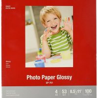 CanonInk Glossy Photo Paper 8.5 inch x 11 inch 100 Sheets (1433C004)
