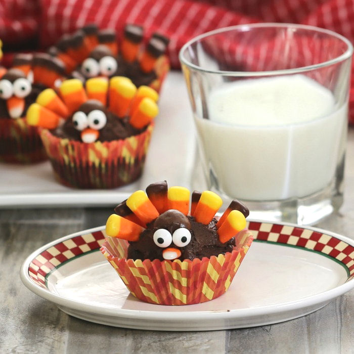 Cute turkey cupcakes