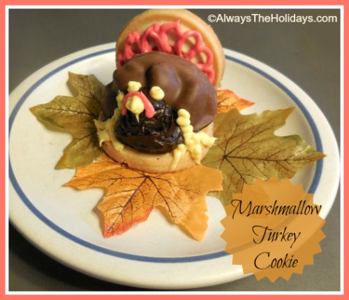 Marshmallow Turkey Cookies