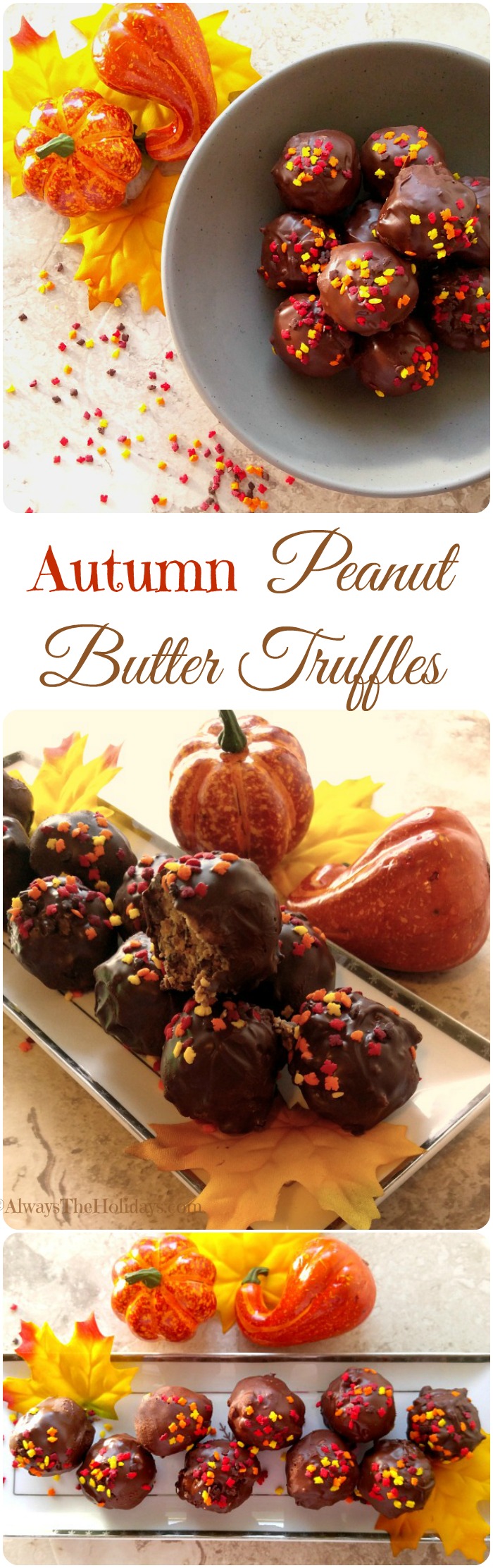 Image for Peanut Butter Chocolate Truffles Welcome Autumn in Style