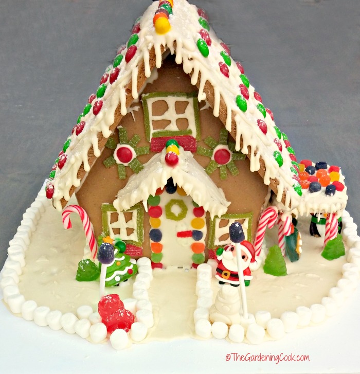 Candy gingerbread house