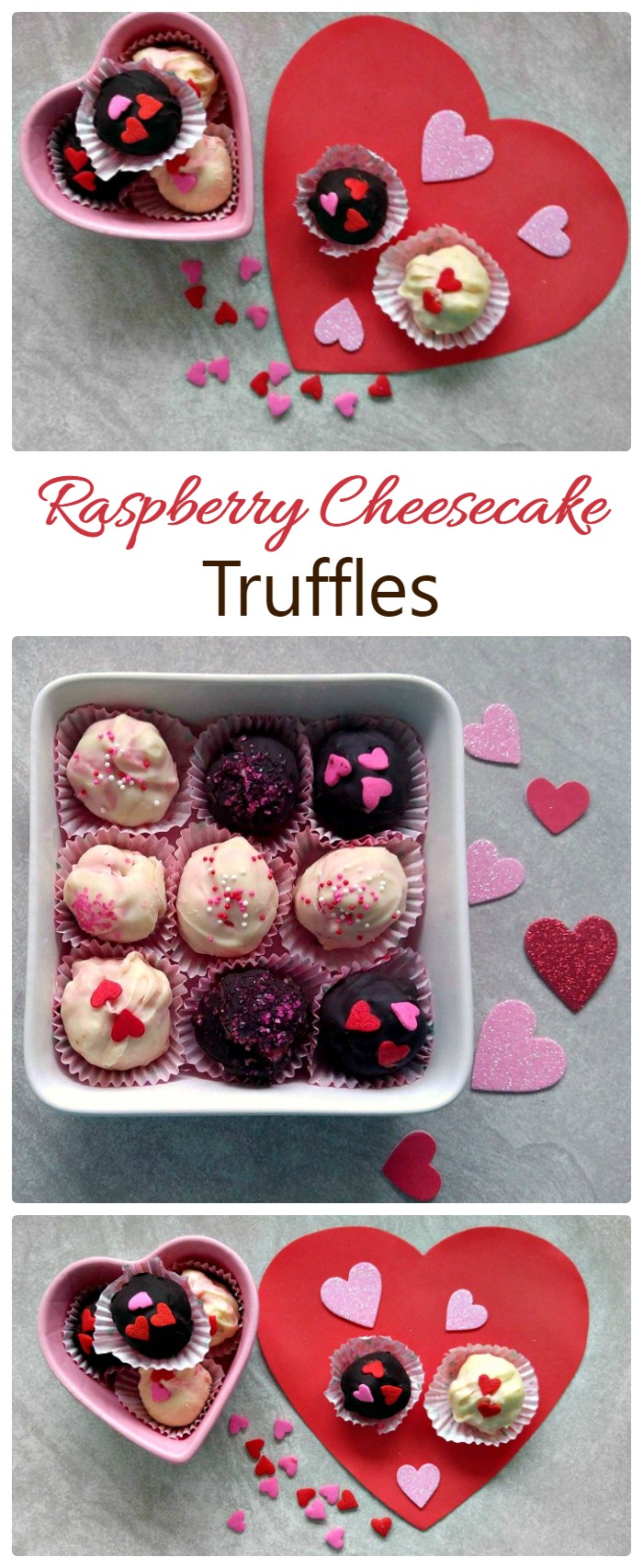 Raspberry Cheesecake Truffles