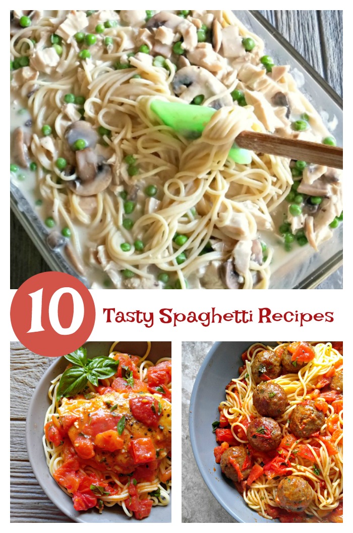 10 tasty spaghetti recipes Looking for a new twist on Spaghetti? Try one of these delicious spaghetti recipes