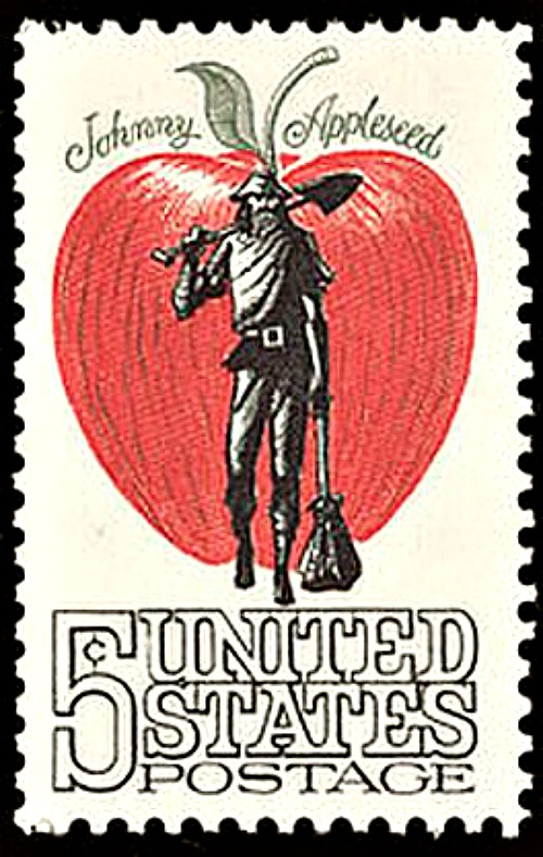 Johnny Appleseed stamp - 1965 Johnny Appleseed stamp - 1965