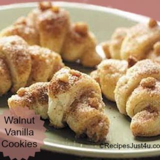 Image for Walnut Vanilla Cresent Roll Cookies