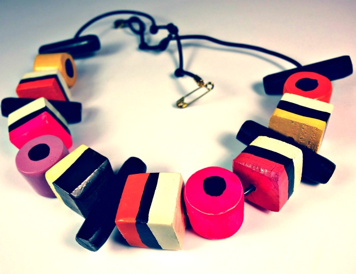 licorice bead necklace Make a Licorice necklace for National Licorice Day on April 12