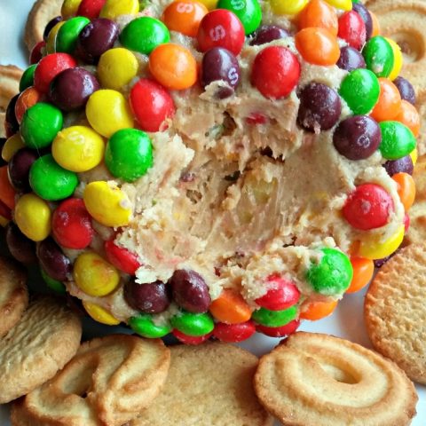 skittles cheese ball