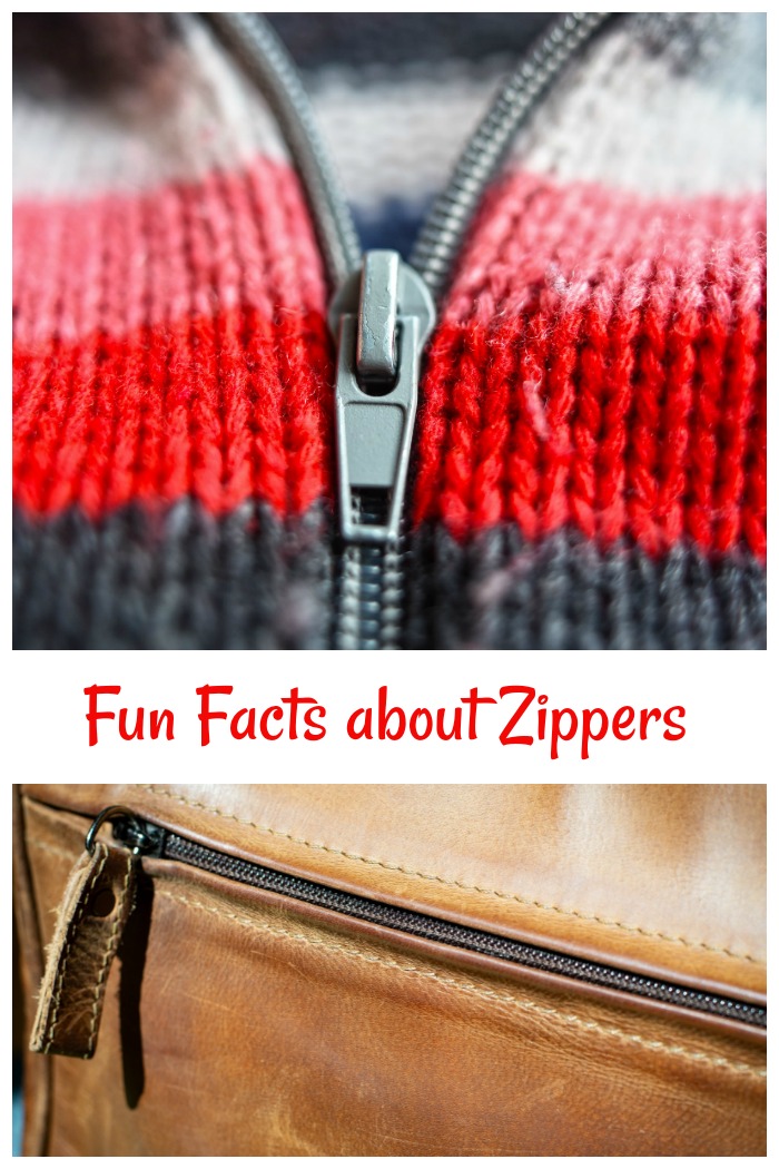 zipper sweater and purse Get some fun facts and history about zippers.