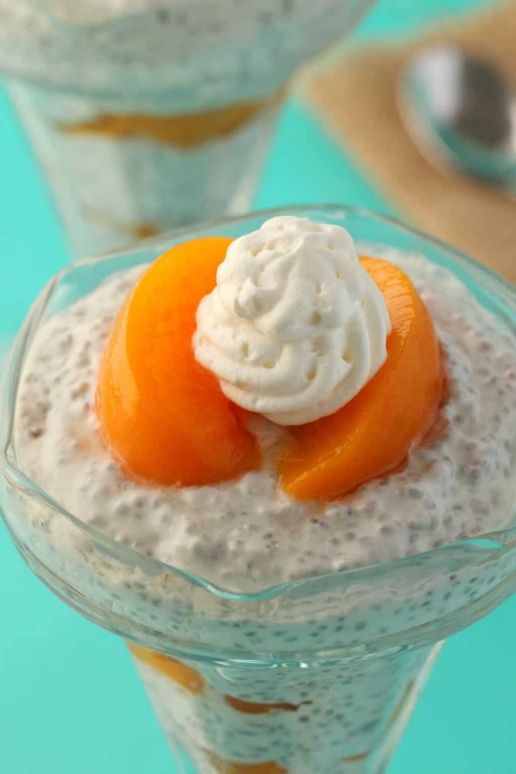 Image for Peaches and Cream Chia Pudding