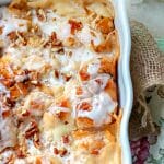 Image for Peach Cream Cheese Cinnamon Roll Breakfast Casserole