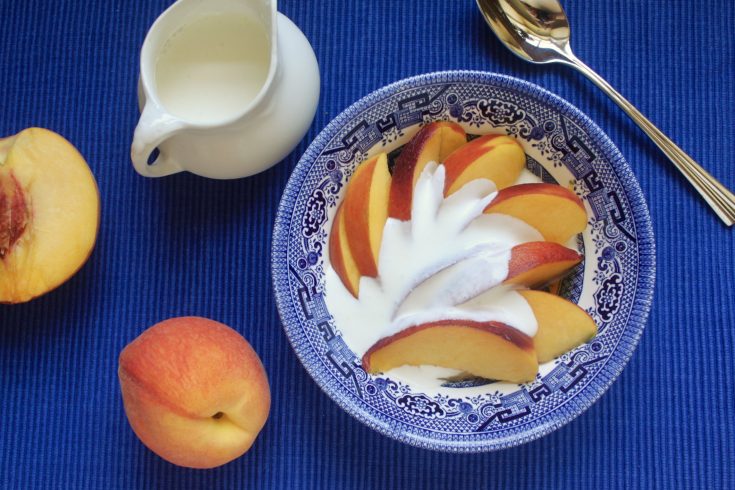 Image for Peaches and Cream (and Cognac!)
