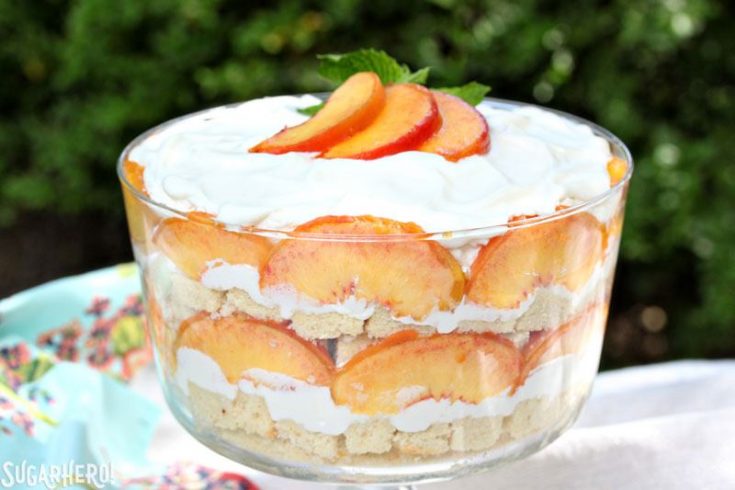 Image for Peaches and Cream Trifle