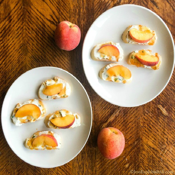 Image for Peach Bruschetta – Easy No Bake Appetizer Perfect for the Heat