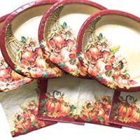 Thanksgiving Paper Plates and Napkins - 