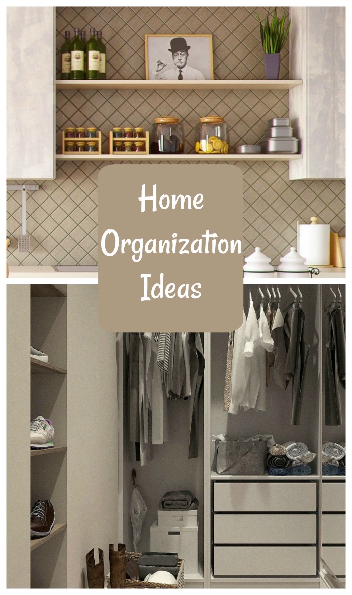 tidy closet and kitchen Time to clear the clutter with these home organization ideas
