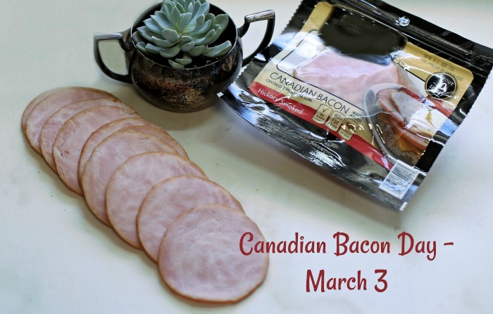 Canadian Bacon Day is March 3 Canadian Bacon Day is March 3