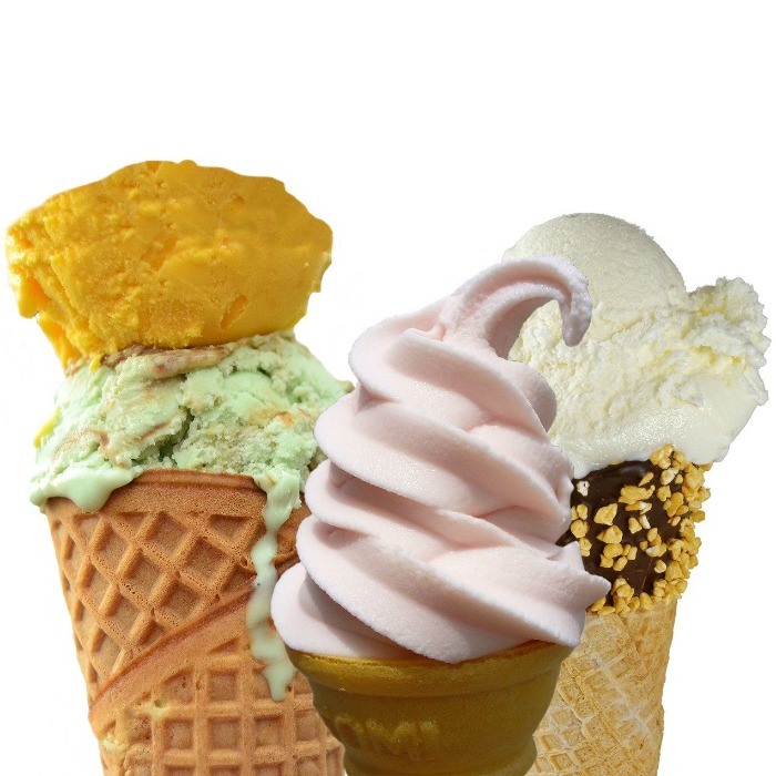 frozen yogurt cones Frozen yogurt cones
