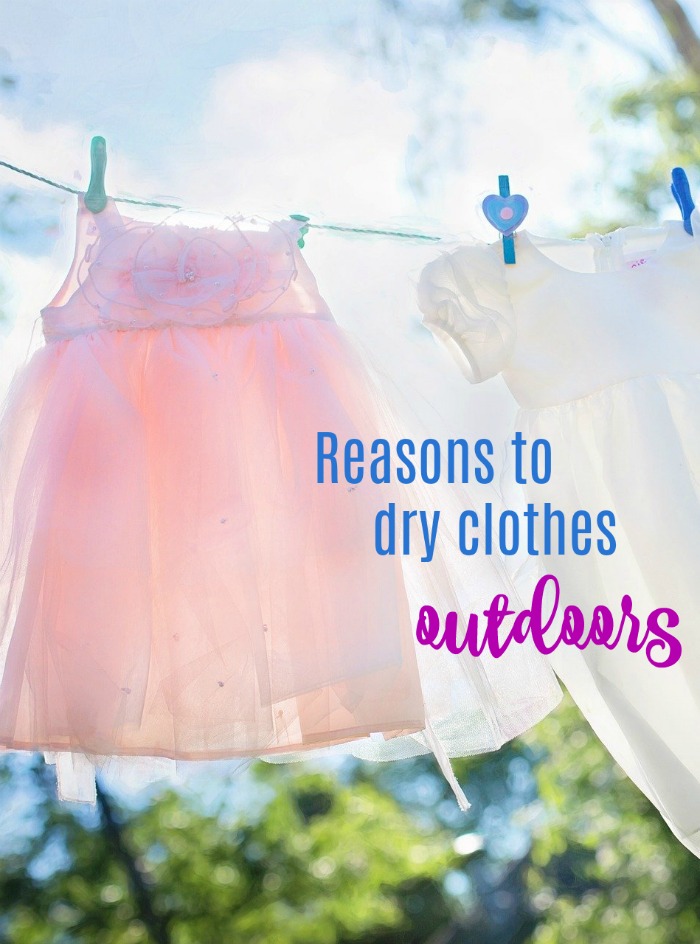 There are lots of reasons to dry clothes outdoors. Find out at Always The Holidays