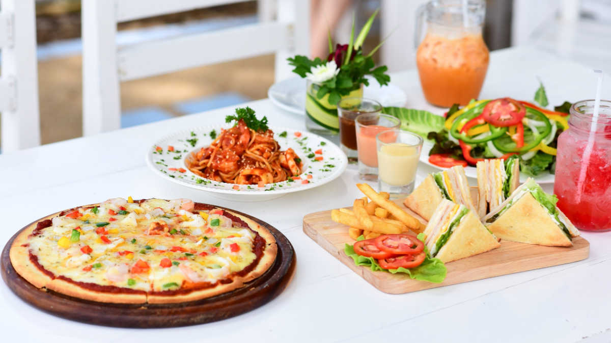 Let's have a pizza party! Food for pizza party day.