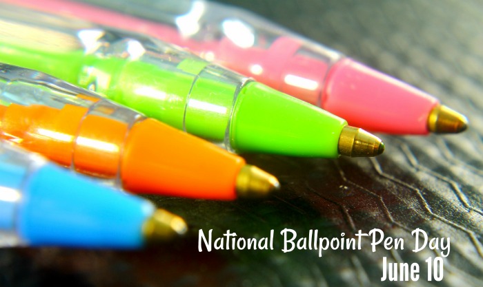colorful plastic ballpoint pens with a text overlay colorful ballpoint pens