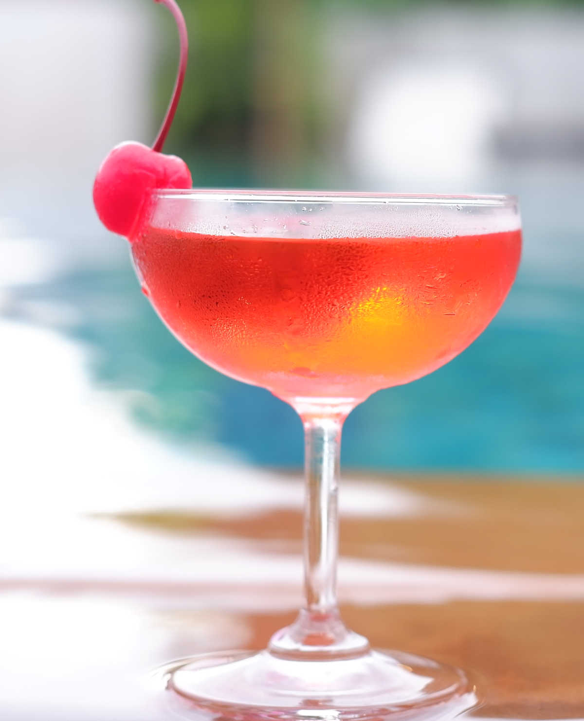 Daiquiri with a cherry garnish.