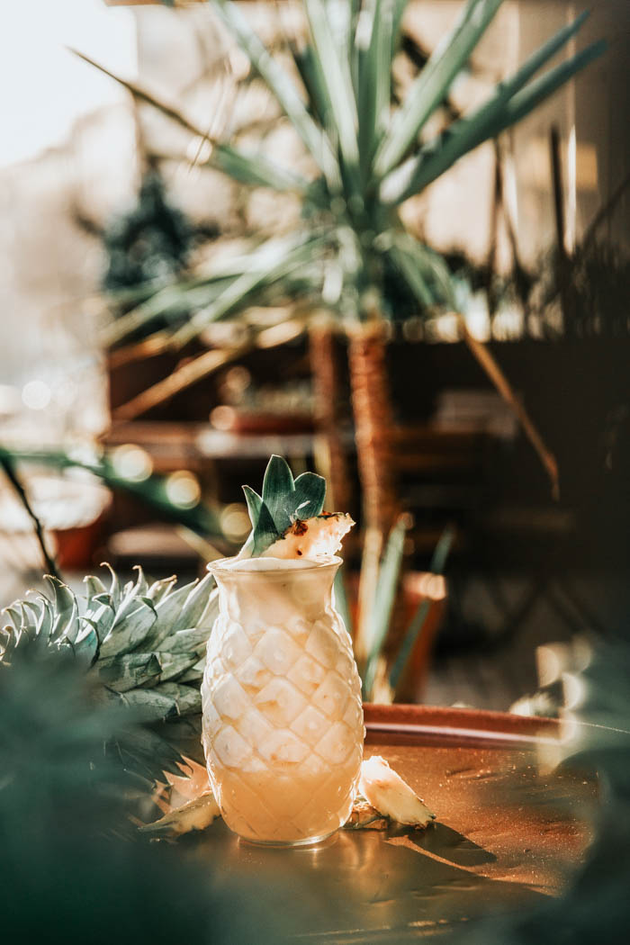 a tropical pina colada