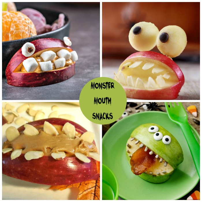Monster Mouth Apple Snacks – Halloween Healthy Treats for Kids