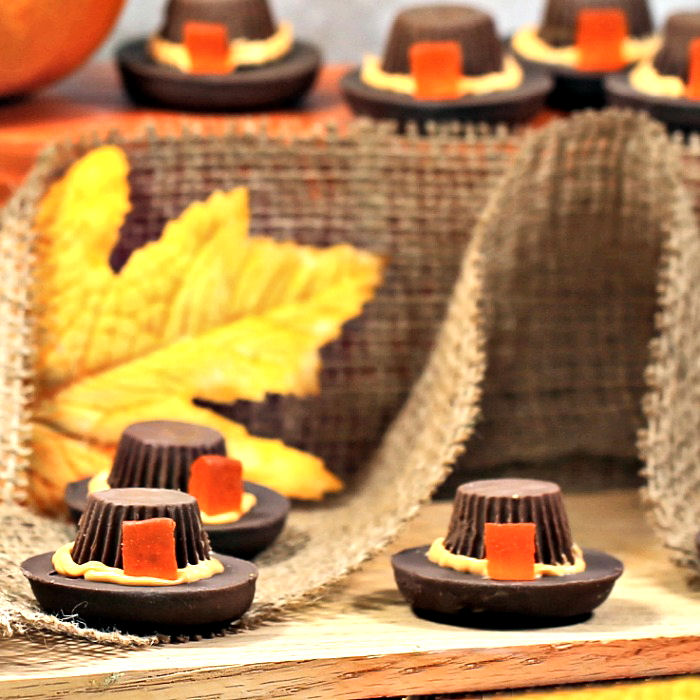 Pilgrim Hat Cookies – Easy No Bake Thanksgiving Treats for Kids