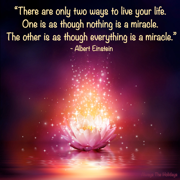 A lotus flower with light coming from it with a Thanksgiving quotes inspirational text overlay.