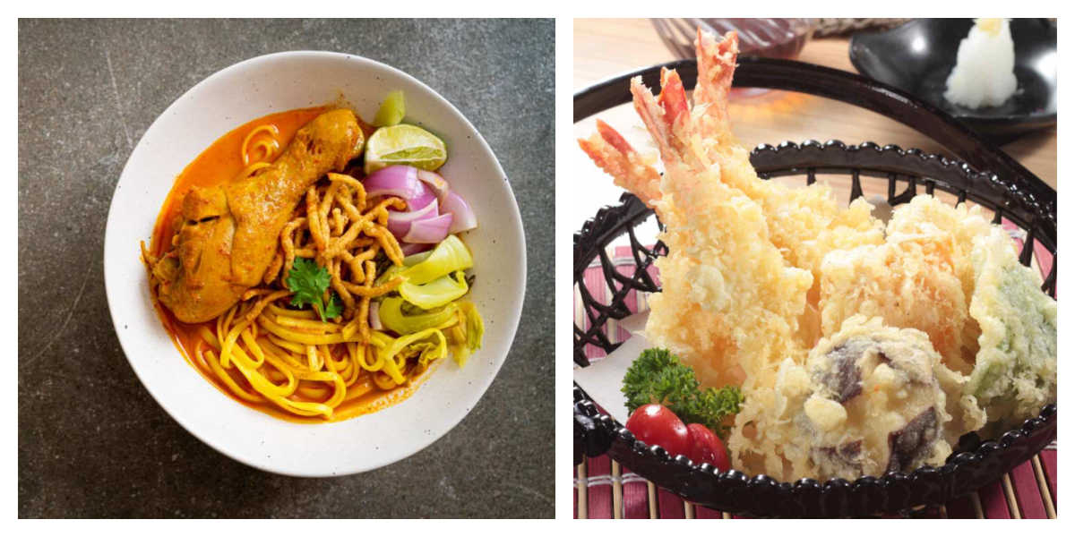Curry and tempura - two food holidays in January.