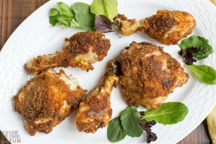Image for Keto Fried Chicken (Air Fryer or Oven) with Pork Rinds