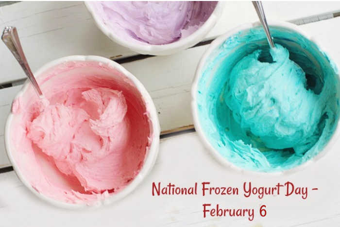 National Frozen Yogurt Day is February 6 National Frozen Yogurt Day is February 6