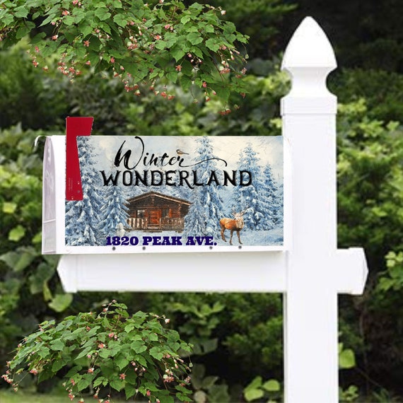 Image for Mailbox Cover With Magnetic Strip Personalized