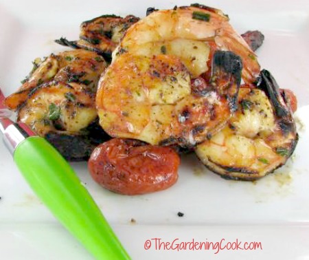 Image for Grilled Shrimp with Herbed Honey Marinade