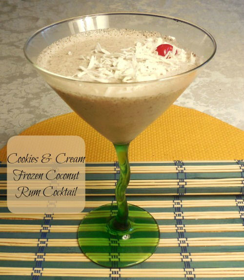 Image for Cookies & Cream Frozen Coconut Rum Cocktail