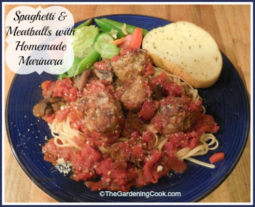 Image for Spaghetti and Meatballs with Homemade Marinara Sauce