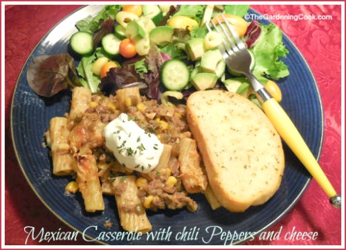 Image for Mexican Casserole with Onions Peppers Chili and Corn